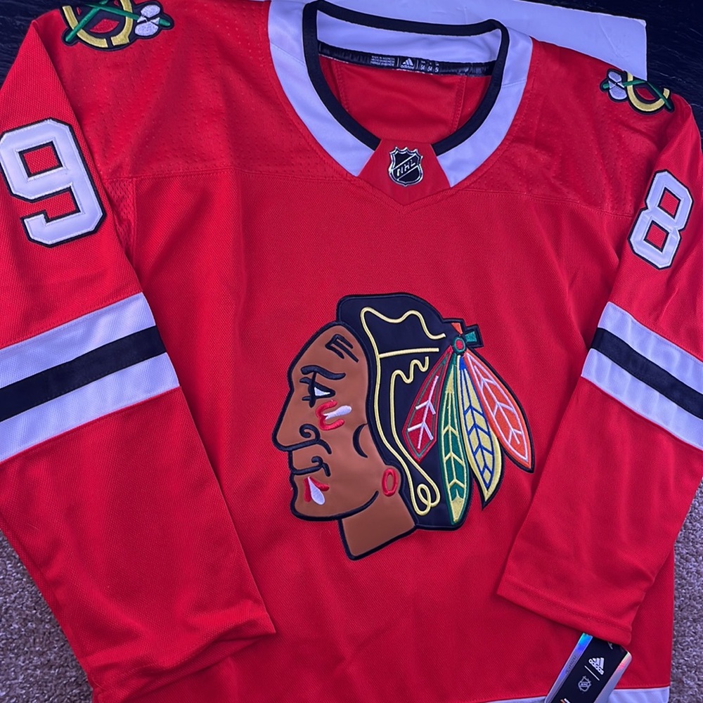 Connor Bedard Chicago Blackhawks Hockey Jersey Red White Stitched - Size XL 54 - Picture 4 of 10